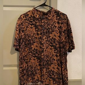 Express button down shirts, Zara plain tee